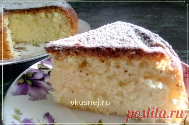 Лимонный бисквит в мультиварке |