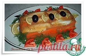 Заливное из белой рыбы в свекольном желе - кулинарный рецепт