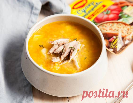 Куриный суп с чечевицей - рецепт приготовления с фото от Maggi.ru