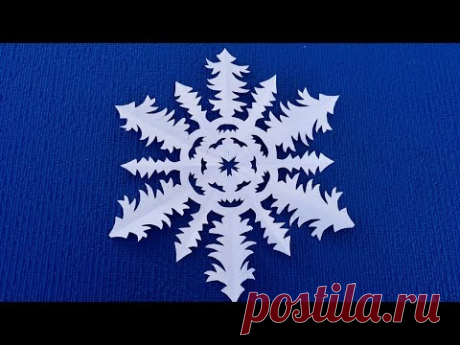 Снежинки из бумаги на новый год. Как вырезать красивые снежинки