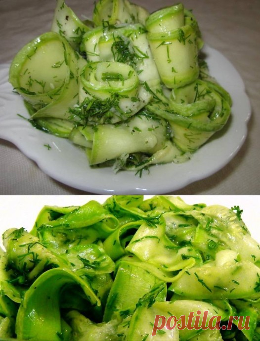 Кабачки маринованные