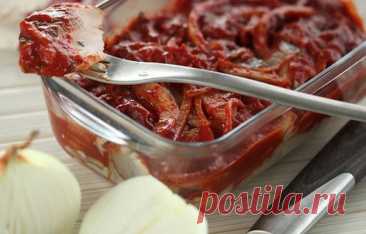 Сельдь маринованная в томатном соусе — Домашняя кулинария