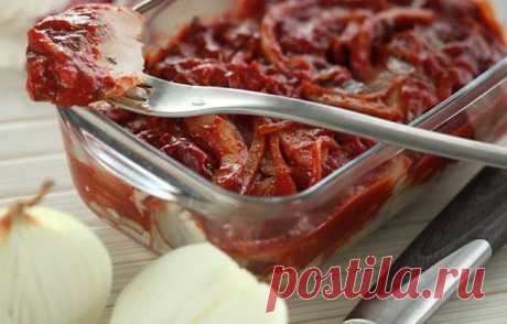 Сельдь маринованная в томатном соусе — Домашняя кулинария