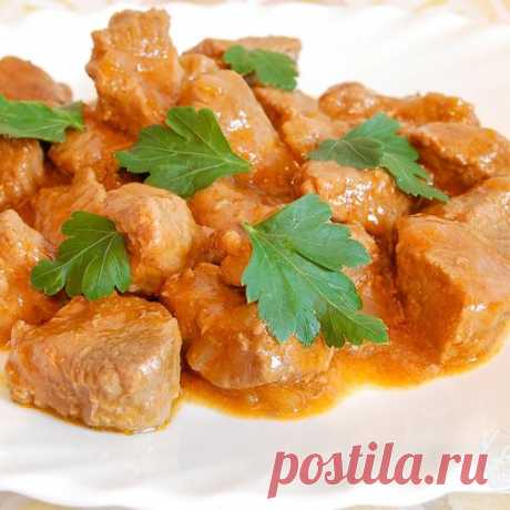 Мясной гуляш (из свинины)