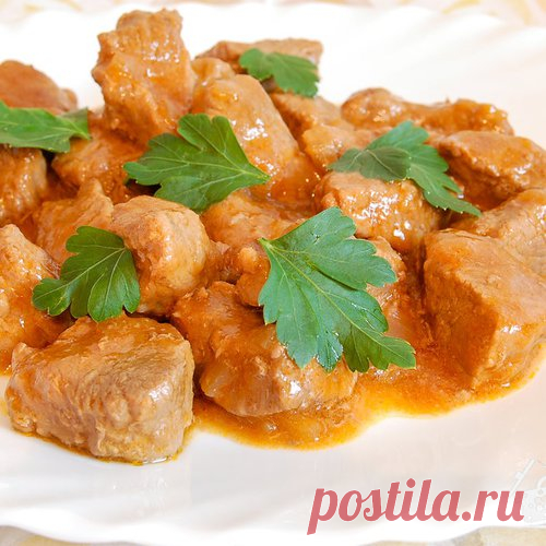 Мясной гуляш (из свинины)