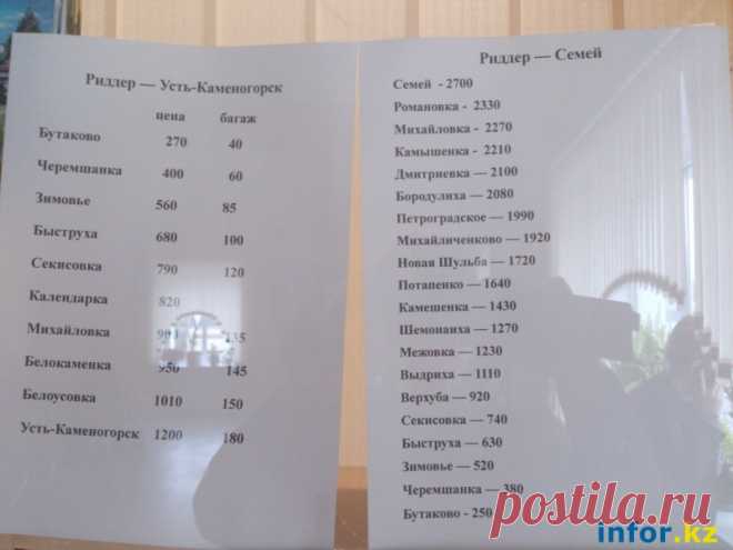 Расписание поездов и автобусов Риддер(Лениногорск) - Усть-Каменогорск и др. авиарейсы из аэропорта Усть-Каменогорска — Риддерский городской портал