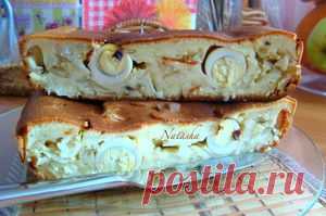 Заливной пирог с капустой, кубанским рисом, грибами и перепелиными яйцами. Рецепт c фото от Наталья Курникова 31 августа 2015 на koolinar.ru