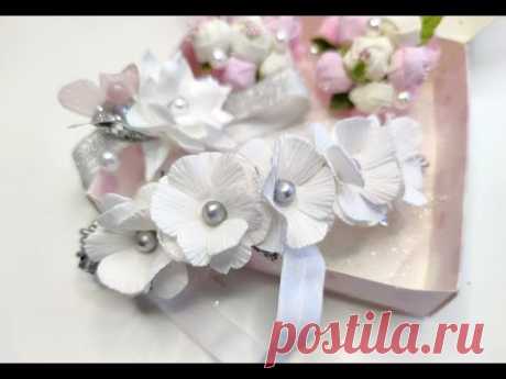 Нереально ПРОСТО и КРАСИВО 🌿🌺🌿ПОВЯЗКА  из ФОАМИРАНА для малышки 💗💗💗
