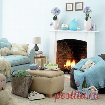 Гостиная в бирюзовом цвете | Наш уютный дом