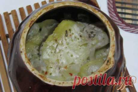 Ароматная курочка в горшочках с картофелем с итальянскими травами.