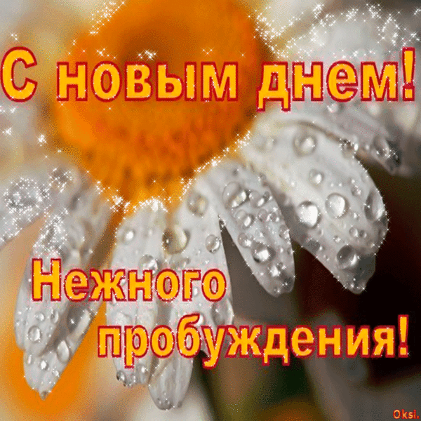 НЕЖНОГО ПРОБУЖДЕНИЯ!