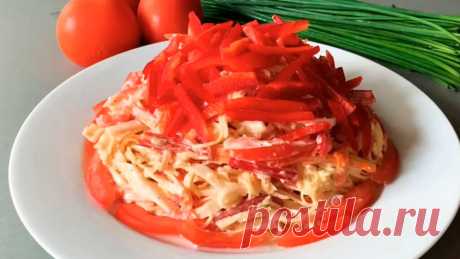 Салат с крабовыми палочками - 10 рецептов, которые украсят ваш праздничный стол