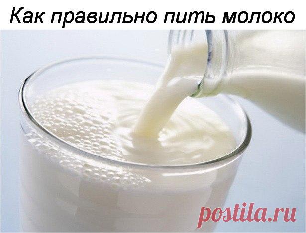 Как правильно пить молоко