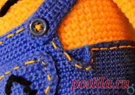 Вязаный миньон | Столбик с накидом