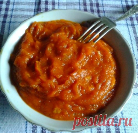 Очень вкусная и полезная икра из тыквы.