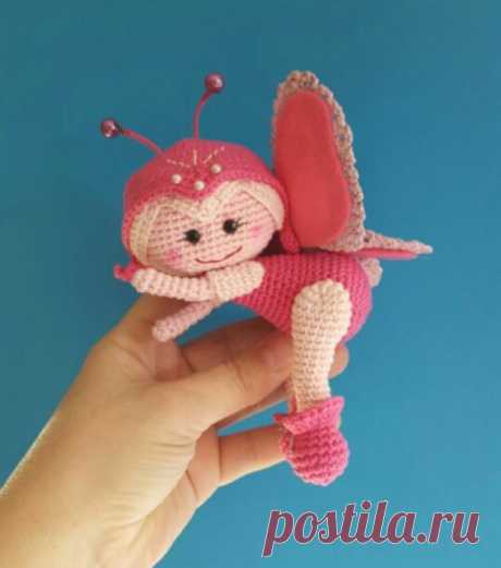 Schmetterling häkeln --- Spielzeug und Deko