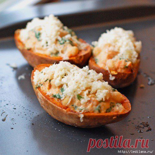 Горячая закуска «Картофельная лодочка»