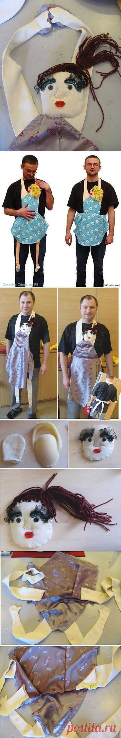 Прикольный мужской фартук своими руками