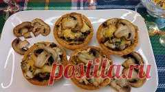 Селёдочка на шубе в тарталетках