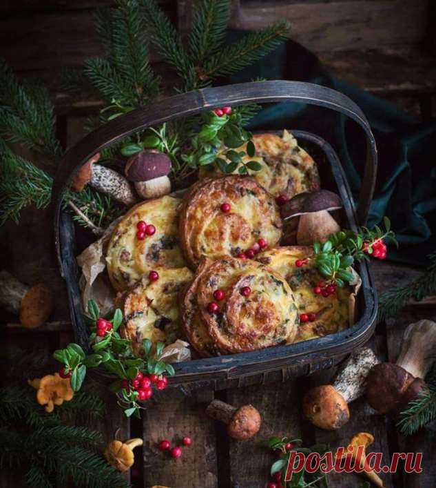 Угощение для выходных: готовим булочки с грибами и сыром . Милая Я