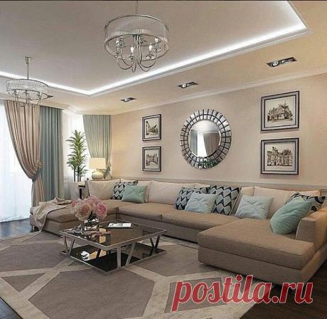 Большая красивая гостиная ! Вам нравится?