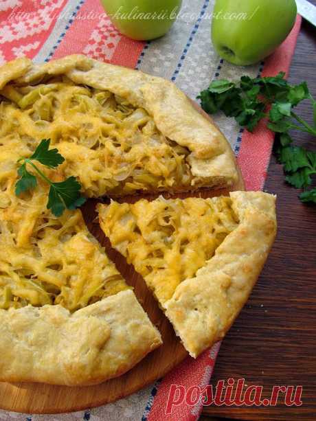 Постигая искусство кулинарии... : Яблочно-луковая галета