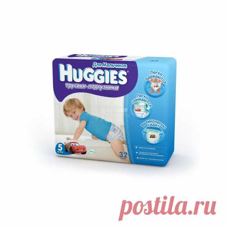 Трусики Huggies Little Walkers для мальчиков 13-17 кг (32 шт) Размер 5
