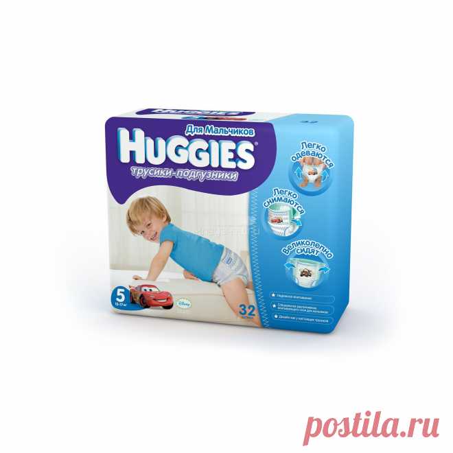 Трусики Huggies Little Walkers для мальчиков 13-17 кг (32 шт) Размер 5