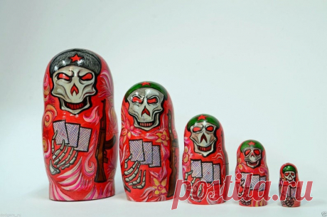 Русская Матрешка Бабушка Деревянные вложенные куклы | Etsy