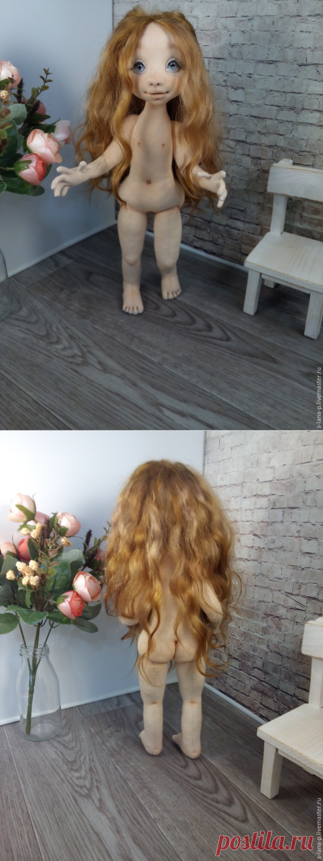 Мастерим текстильную куклу - Ярмарка Мастеров - ручная работа, handmade