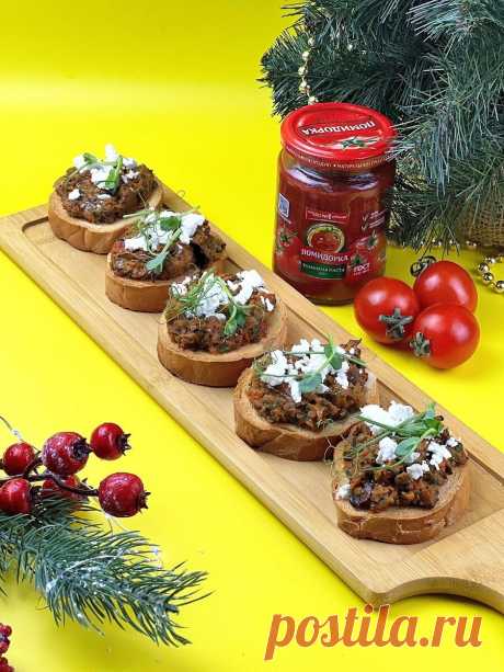 4 рецепта брускетт, которые сделают ваш стол необычным | Открытая кухня | Дзен