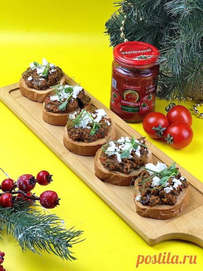 4 рецепта брускетт, которые сделают ваш стол необычным | Открытая кухня | Дзен