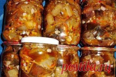 10 РЕЦЕПТОВ ИЗ БАКЛАЖАНОВ НА ЗИМУ