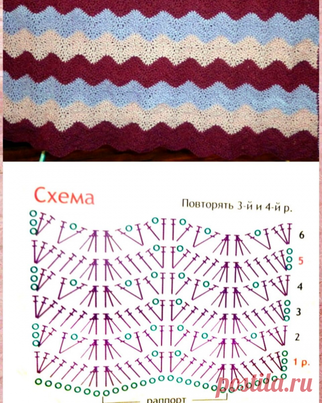 Узор крючком 