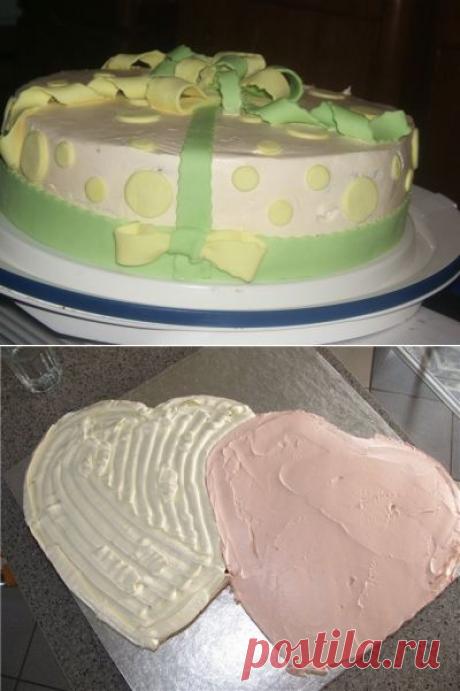 Крем под мастику : Мастика, марципан, кремы