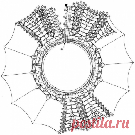 Вязание-крючок-РАЗНОЕ &gt;Воротник