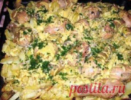 слоеная картошка с мясом - Простые рецепты Овкусе.ру