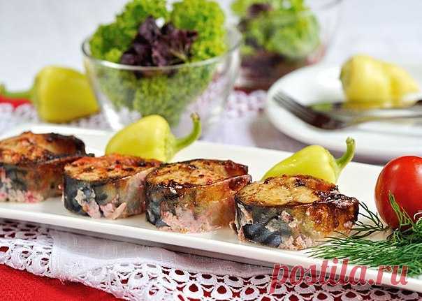 Скумбрия запеченная. Самый простой рецепт приготовления скумбрии. Рыба готовится просто, быстро, но ...