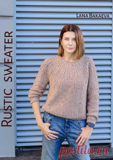 Ravelry: Rustic sweater pattern by Lana Bakaeva