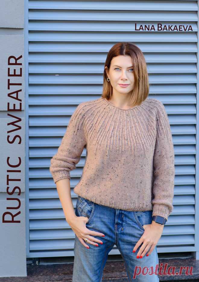 Ravelry: Rustic sweater pattern by Lana Bakaeva