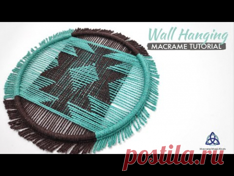 Macrame Geometry Wall Hanging DIY | HOME DECORATION