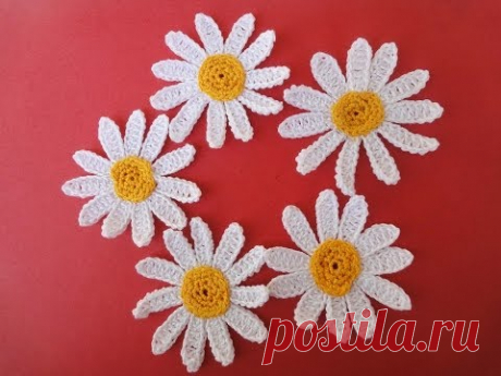 РОМАШКА  CAMOMILE Crochet