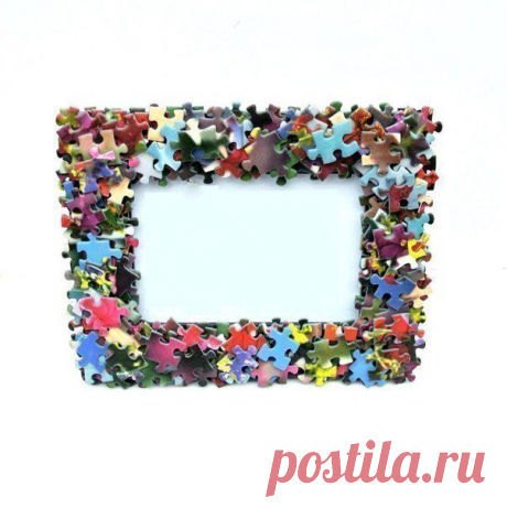 Рамочка из пазлов