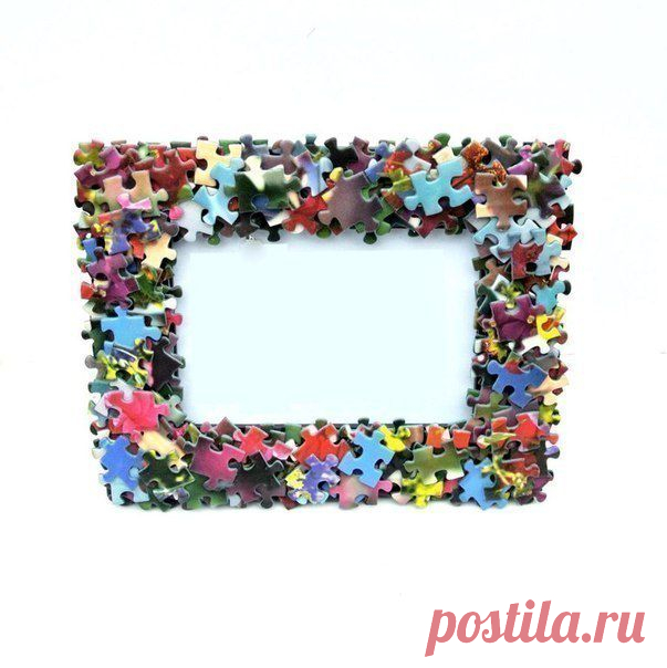 Рамочка из пазлов