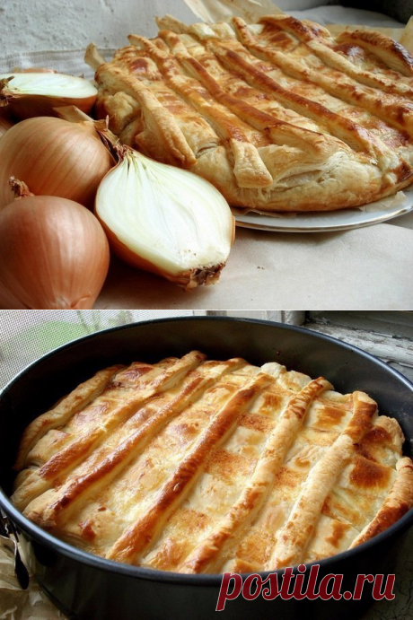 Сочный луковый пирог