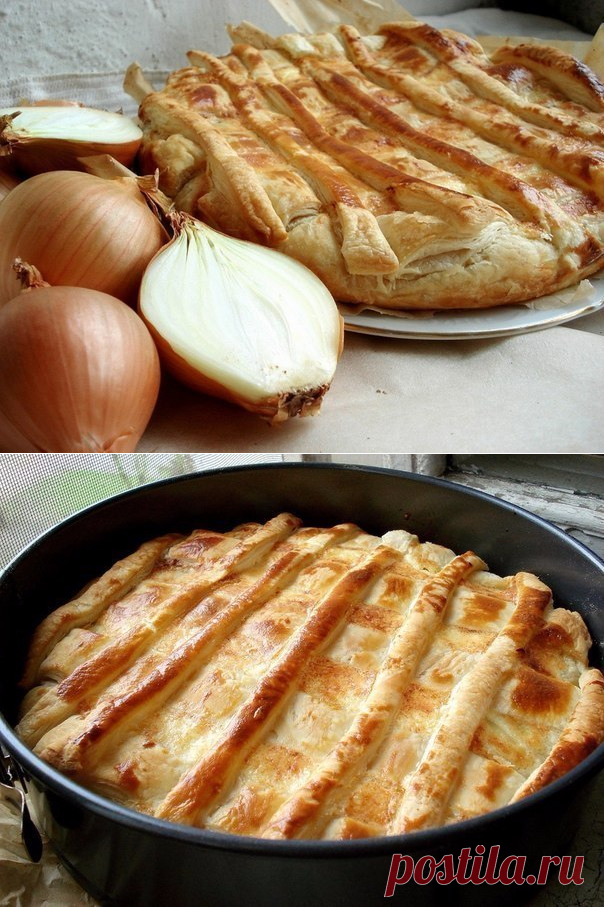 Сочный луковый пирог