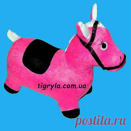 Прыгун резиновый лошадка розовая в велюровом чехле продам, Прыгун резиновый лошадка розовая в велюровом чехле купить в Днепропетровск, Прыгун резиновый лошадка розовая в велюровом чехле продам в Днепропетровск, новый, цена 165 грн - Komarik.com.ua