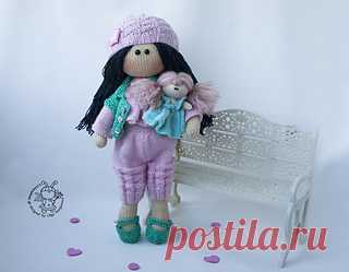 Doll JESSICA pattern by Morgunova Olga Knitted doll toy.