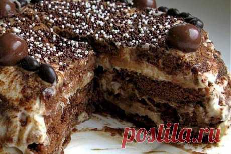 Пряничный торт (без выпечки)!