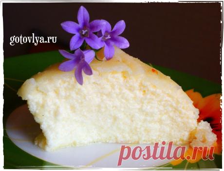 Нежная творожная запеканка на водяной бане | ГотовлюЯ